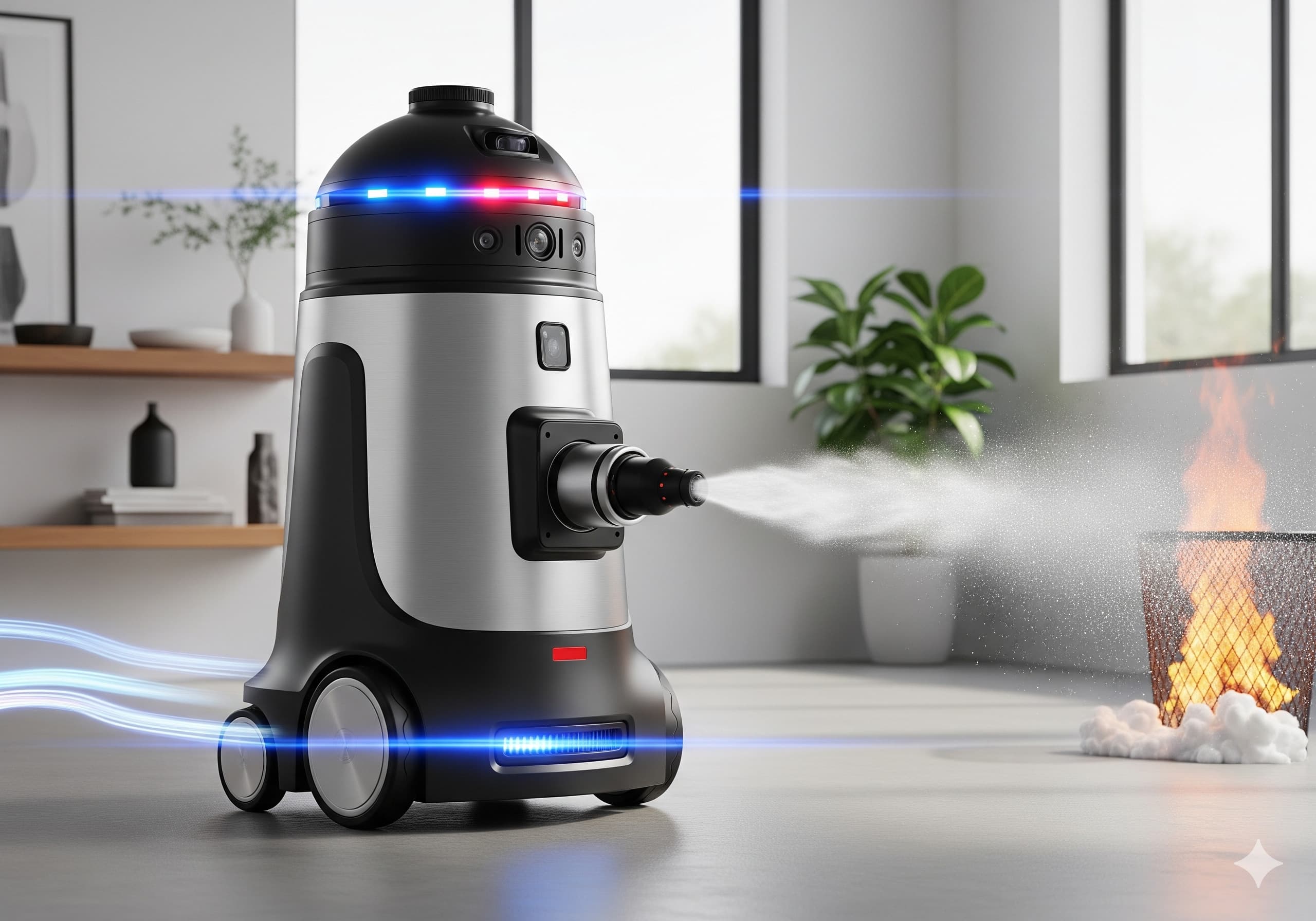 Fire Extinguisher Robot